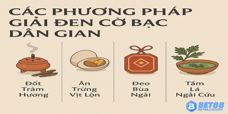 Giải Đen Cờ Bạc Phổ Biến Theo Dân Gian