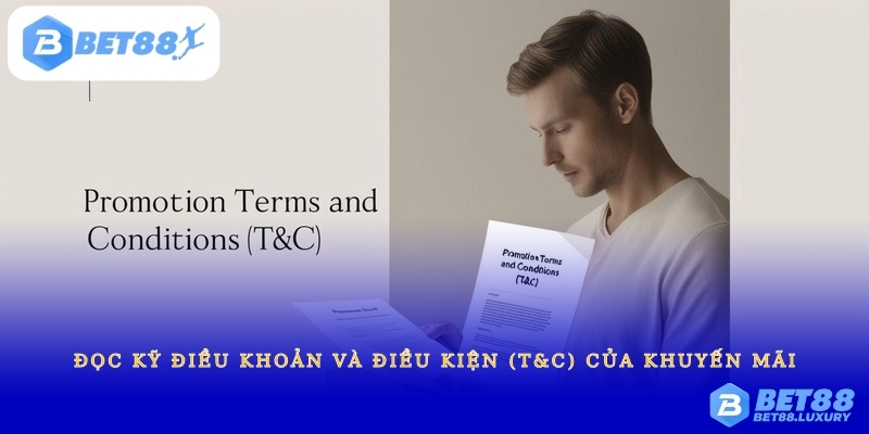 Hình ảnh minh họa việc đọc kỹ Điều khoản và Điều kiện (T&C) của khuyến mãi
