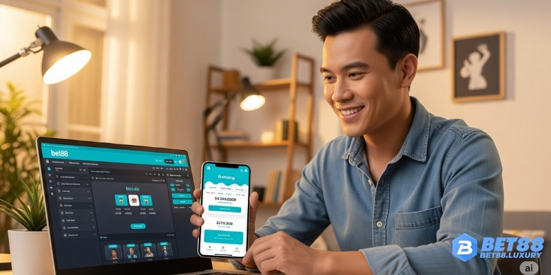 Người chơi hài lòng khi hoàn thành vòng cược và rút tiền thành công