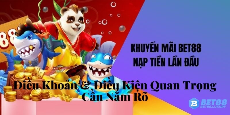 Các điều khoản cần nắm rõ khi tham gia khuyến mãi nạp đầu Bet88